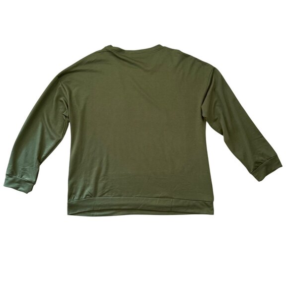 Dont Make Me Drop A House On You Sweatshirt XXL Green Wizard Inspired Theater - Picture 8 of 11